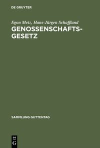 Produktbild: Genossenschaftsgesetz