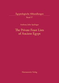 Produktbild: The Private Feast Lists of Ancient Egypt