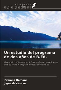 Produktbild: Un estudio del programa de dos a&ntilde;os de B.Ed.
