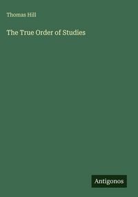 Produktbild: The True Order of Studies