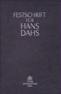 Bild vom Artikel Festschrift für Hans Dahs vom Autor Reinhard Böttcher
