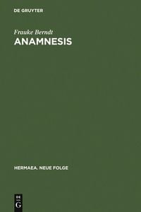 Produktbild: Anamnesis