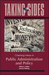 Produktbild: Taking Sides: Clashing Views in Public Administration and Policy
