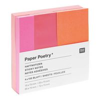 Produktbild: Haftnotizen neon 4x100 Blatt