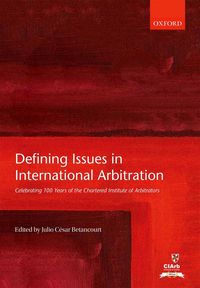 Produktbild: Defining Issues in International Arbitration