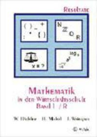 Produktbild: Mathematik in der Wirtschaftsschule 1/R. Resultateversion