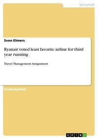 Produktbild: Ryanair voted least favorite airline for third year running