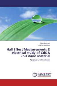 Produktbild: Hall Effect Measurements & electrical study of CdS & ZnO nano Material