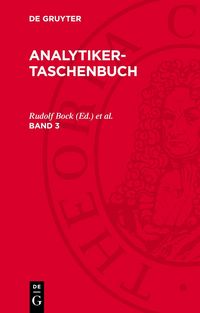 Produktbild: Analytiker-Taschenbuch. Band 3