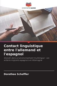 Produktbild: Contact linguistique entre l'allemand et l'espagnol