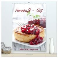 Produktbild: Herzhaft - S&uuml;&szlig; / Mein K&uuml;chenplaner (hochwertiger Premium Wandkalender 2027 DIN A2 hoch), Kunstdruck in Hochglanz