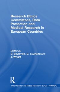 Produktbild: Research Ethics Committees, Data Protection and Medical Research in European Countries
