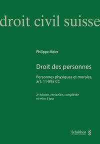 Produktbild: Droit des personnes