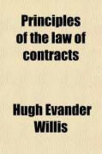 Produktbild: Principles of the Law of Contracts