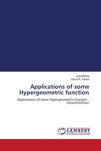 Produktbild: Applications of some Hypergeometric function
