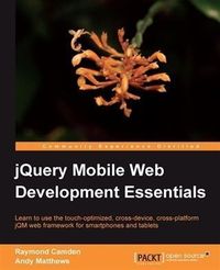 Produktbild: JQuery Mobile Web Development Essentials