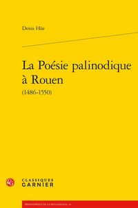 Produktbild: La Poesie Palinodique a Rouen (1486-1550)