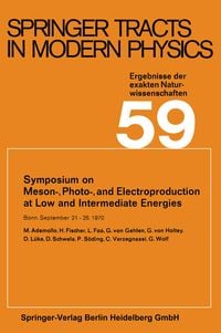 Produktbild: Symposium on Meson-, Photo-, and Electroproduction at Low and Intermediate Energies