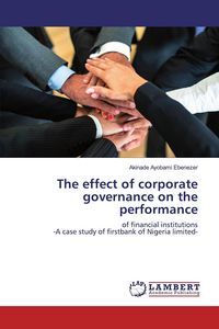 Produktbild: The effect of corporate governance on the performance