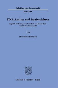 Produktbild: DNA-Analyse und Strafverfahren.