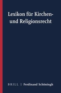 Produktbild: Lexikon f&uuml;r Kirchen- und Religionsrecht