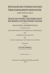 Produktbild: Histologische Untersuchungen &Uuml;ber Endokarditis Beim Hunde