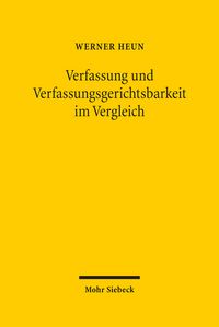Produktbild: Verfassung und Verfassungsgerichtsbarkeit im Vergleich