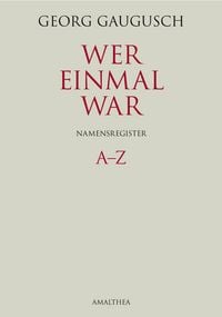 Produktbild: Wer einmal war. Namensregister