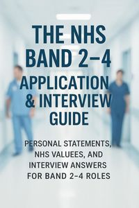 Produktbild: The NHS Band 2-4 Application & Interview Guide: Personal Statements, NHS Values, and Interview Answers for Band 2-4 Roles