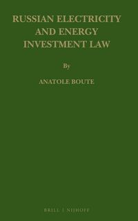 Produktbild: Russian Electricity and Energy Investment Law