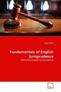 Produktbild: Gilani, S: Fundamentals of English Jurisprudence