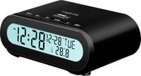 Produktbild: LogiLink SC0121 Radiowecker FM USB Fühlbare Tasten, Weckfunktion Schwarz