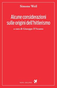 Produktbild: Alcune considerazioni sulle origini dell'hitlerismo