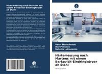 Produktbild: H&auml;rtemessung nach Martens mit einem Berkovich-Eindringk&ouml;rper an Stahl
