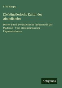 Produktbild: Die k&uuml;nstlerische Kultur des Abendlandes