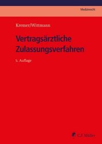 Produktbild: Vertrags&auml;rztliche Zulassungsverfahren