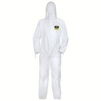 Produktbild: Uvex 8849709 5/6 comfort light Einweg (NR) Overall wei&szlig;, S Kleider-Gr&ouml;&szlig;e: S Wei&szlig;