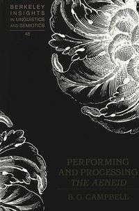 Produktbild: Performing and Processing "The Aeneid"