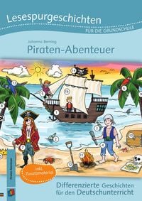 Produktbild: Lesespurgeschichten f&uuml;r die Grundschule &ndash; Piraten-Abenteuer