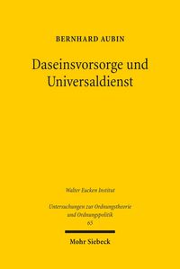 Produktbild: Daseinsvorsorge und Universaldienst