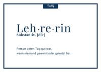 Produktbild: Teachly Postkarte, Lehrerin Geweint oder ...