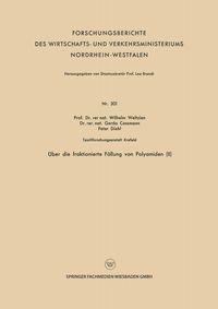 Produktbild: &Uuml;ber die fraktionierte F&auml;llung von Polyamiden (II)