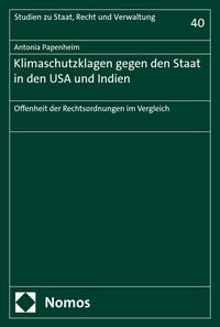 Produktbild: Klimaschutzklagen gegen den Staat in den USA und Indien