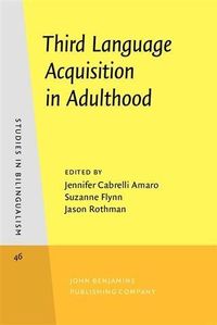 Produktbild: Third Language Acquisition in Adulthood
