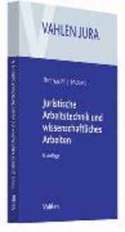 Produktbild: Juristische Arbeitstechnik und wissenschaftliches Arbeiten