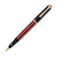 Produktbild: Pelikan Tintenroller Souver&auml;n&reg; R400, 24-Karat vergoldete Zierelemente, Schwarz-Rot