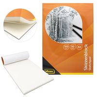 Produktbild: Idena Skizzenblock 120g/m&sup2; DIN A4 50 Blatt