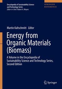 Produktbild: Energy from Organic Materials (Biomass): A Volume in the Encyclopedia of Sustainability Science and Technology, Second Edition
