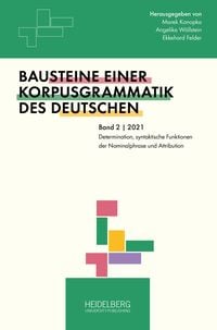 Produktbild: Determination, syntaktische Funktionen der Nominalphrase und Attribution