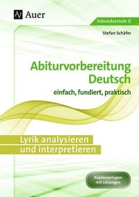 Produktbild: Lyrik analysieren und interpretieren